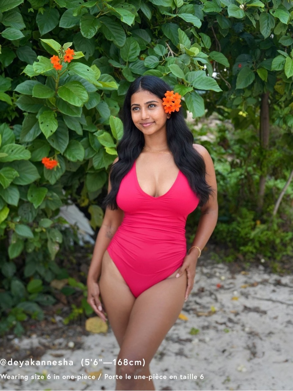 Anne Cole Live In Color V Neck Cross Back One-Piece Swimsuit NWT Ruby Red Swim